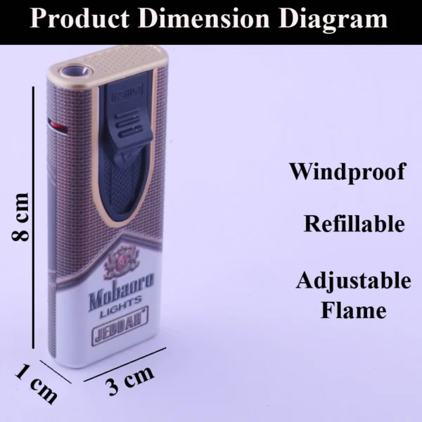 Jet Flame Pocket Lighter - Image 3