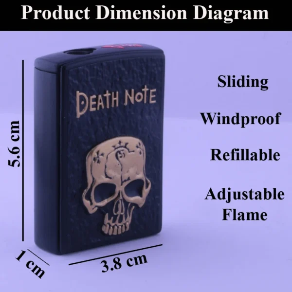 Death Note Refillable Cigarette Lighter - Image 3