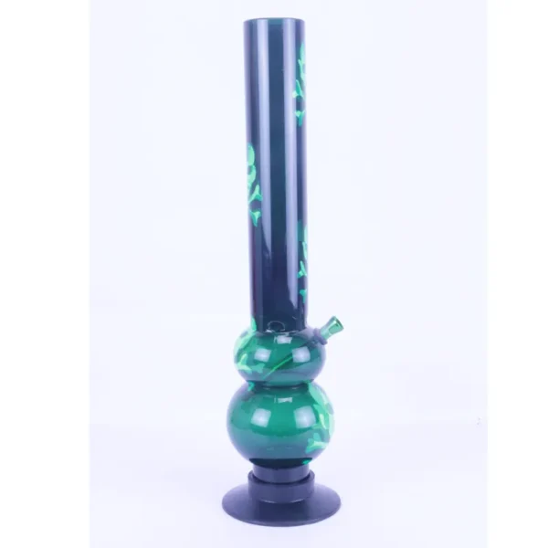 New Design Double Bowl Acrylic Ice Bong (16 Inch 50mm)