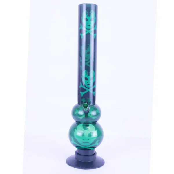 New Design Double Bowl Acrylic Ice Bong (16 Inch 50mm) - Image 2