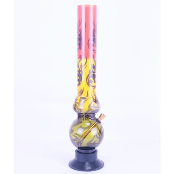 Double Bowl Acrylic Ice Bong (16 Inch 50mm)