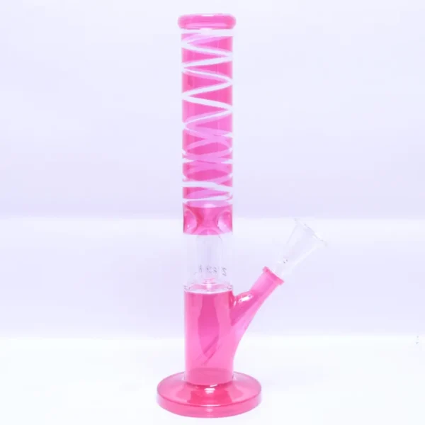 12inch 40mm Cylinder Shape Single Percolator  Glass Bong