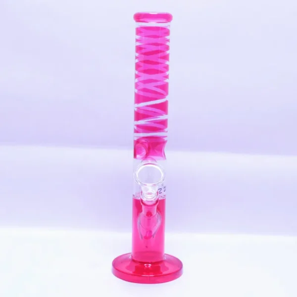 12inch 40mm Cylinder Shape Single Percolator  Glass Bong - Image 2