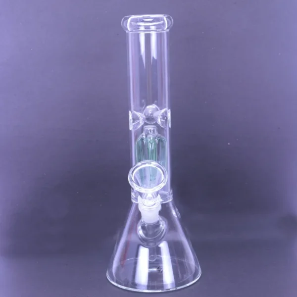 10 Inch 40mm Color Single Percolator Glass Bong - Image 2