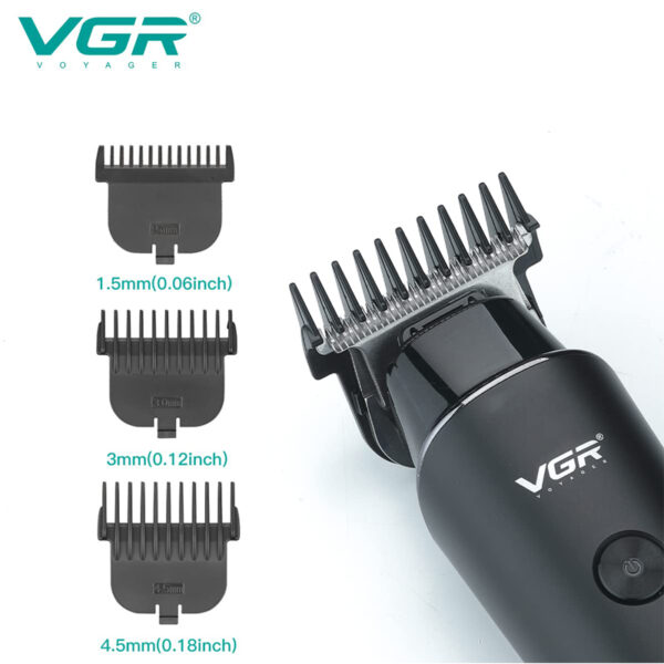 VGR V-937 Professional Corded & Cordless Hair Trimmer Runtime:500 minutes - Image 4