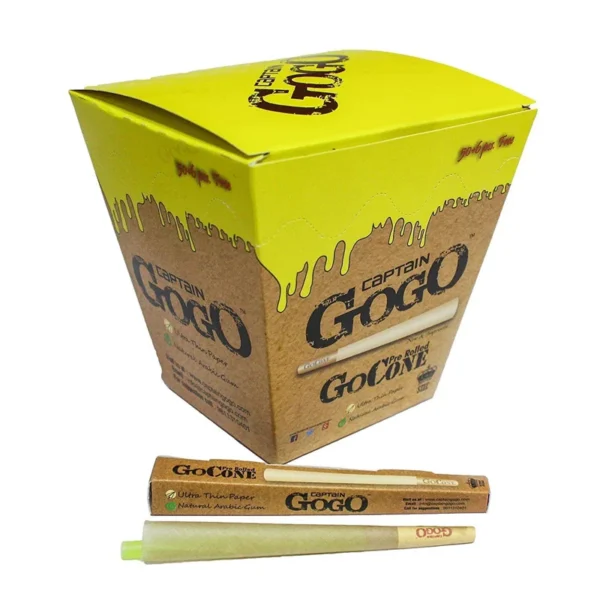 Gogo Pre Rolled Cone Paperoriginal Brownperfect Rollking Sizefilter Paperpre Rolled Cone Full Box Of 50 6 Piece