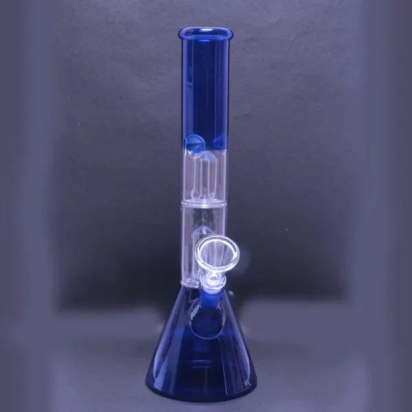 12inch 40mm Conical Bowl Double Percolator Glass Ice Bong - Image 2