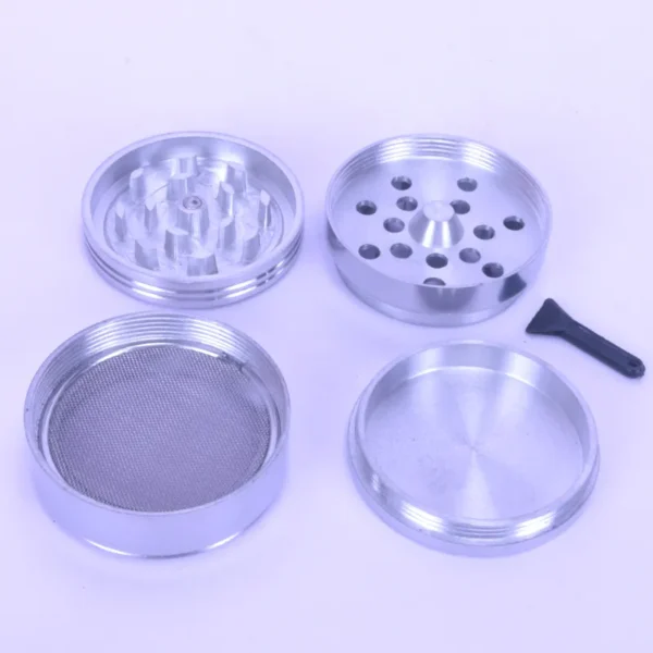 Skull Sticker 50mm 4 Parts Metal Grinder - Image 2