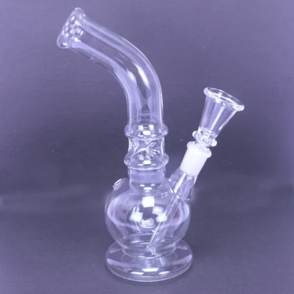 Colored Glass Bong (4 Inch 18 MM, Single Bowl) Product Code: PGWP-108