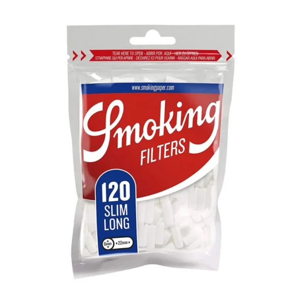 Classic Smoking Filters 120 Piece/Pack (22mm x 6mm)