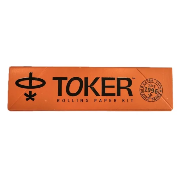 Toker Rolling Paper Kit 66 Leaves With 80 Filter Tips | 2 Glass Tips | 1 Poker Stick | 1 Brush Cleaner