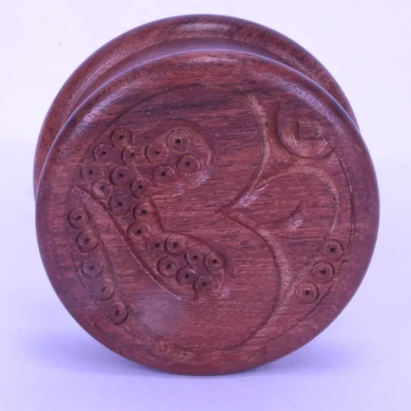 Wooden Herb Grinder (50 mm 2 Part) - Image 2