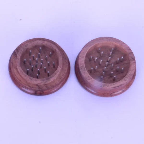 Wooden Herb Grinder (50 mm 2 Part) - Image 3